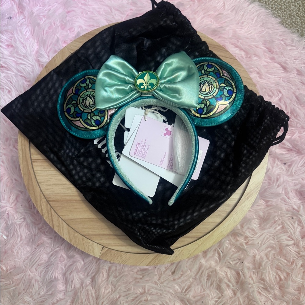 Tiana stained glass Loungefly ears headband